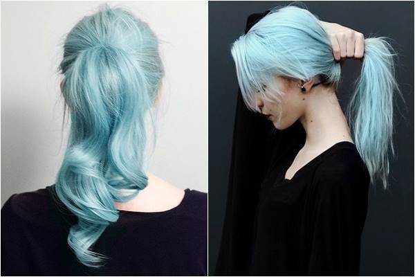 Frozen Blue Hair 