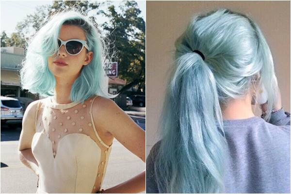 Frozen Blue Hair 