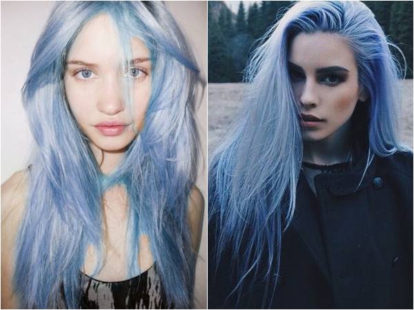 Frozen Blue Hair 