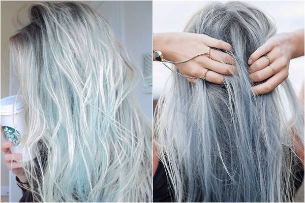 Frozen Blue Hair 