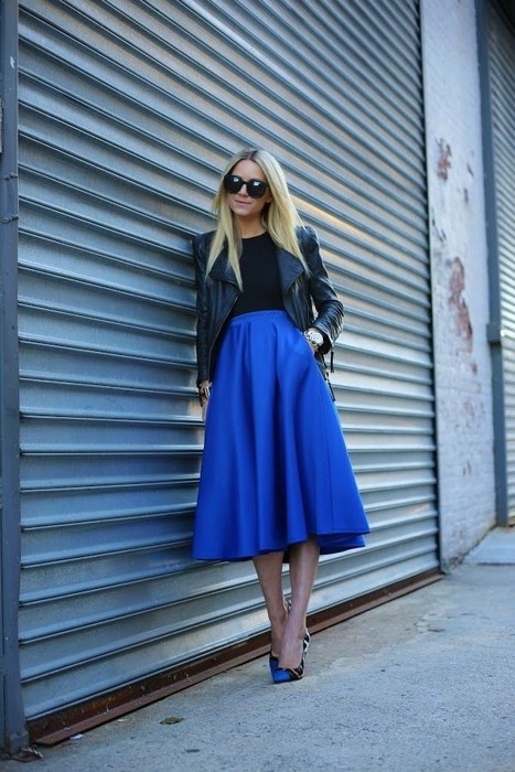 cobalt-blue-midi-skirt