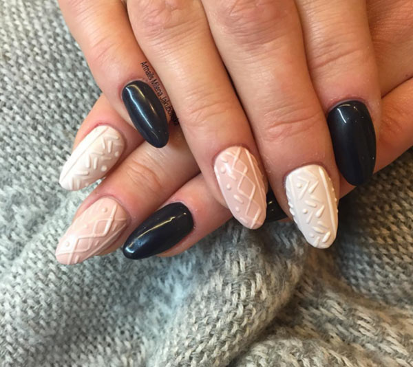 textured_sweater_nail_art_designs